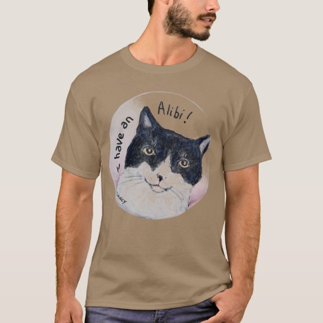 Camiseta Cat Alibi tshirt (Anverso)