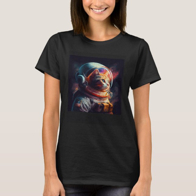 Camiseta Cat Astronaut Candy (Anverso)