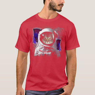 Camiseta Cat Astronaut Catronaut Deep In Space Cosmic Kitty