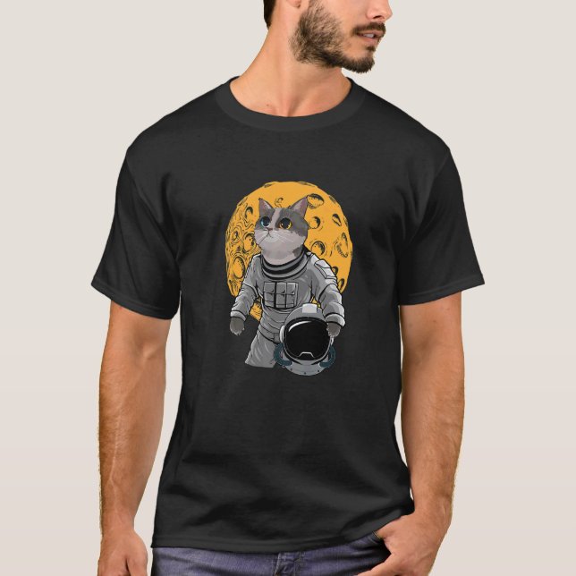 Camiseta Cat Astronaut  Space Cat Spaceman Space (Anverso)