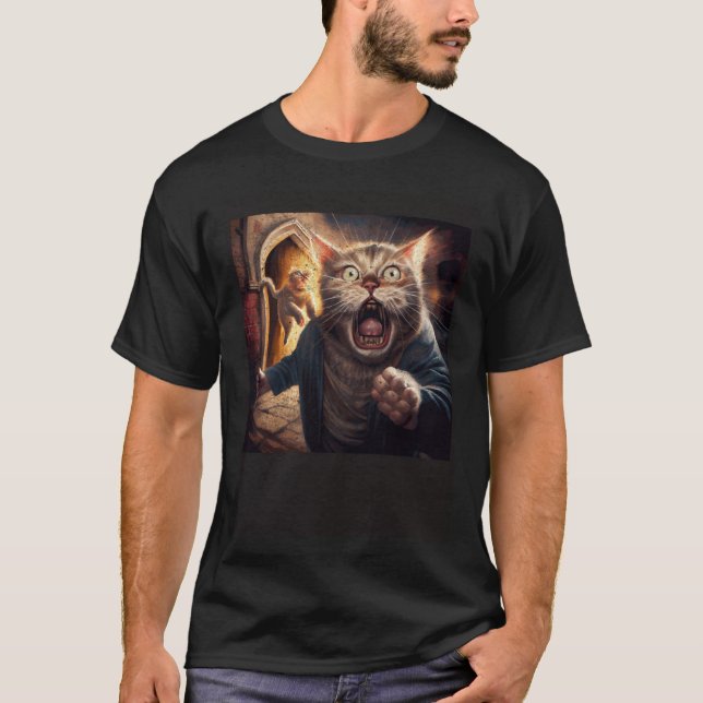 Camiseta Cat Attack Christian (Anverso)