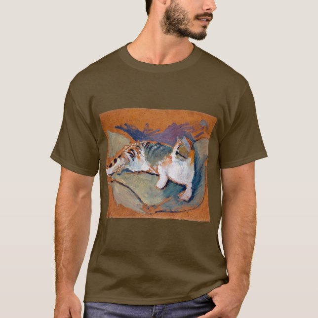 Camiseta Cat, August Macke T-Shirt (Anverso)