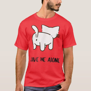 Camiseta Cat Bad Laune Lazy diciendo gatos