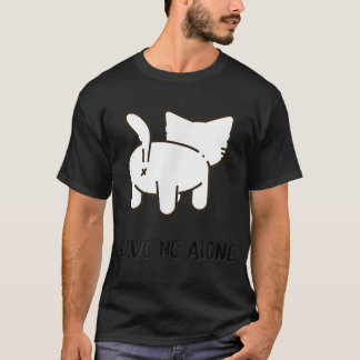 Camiseta Cat Bad Laune Lazy diciendo gatos