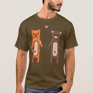 Camiseta Cat Bear Love Mascota Animal