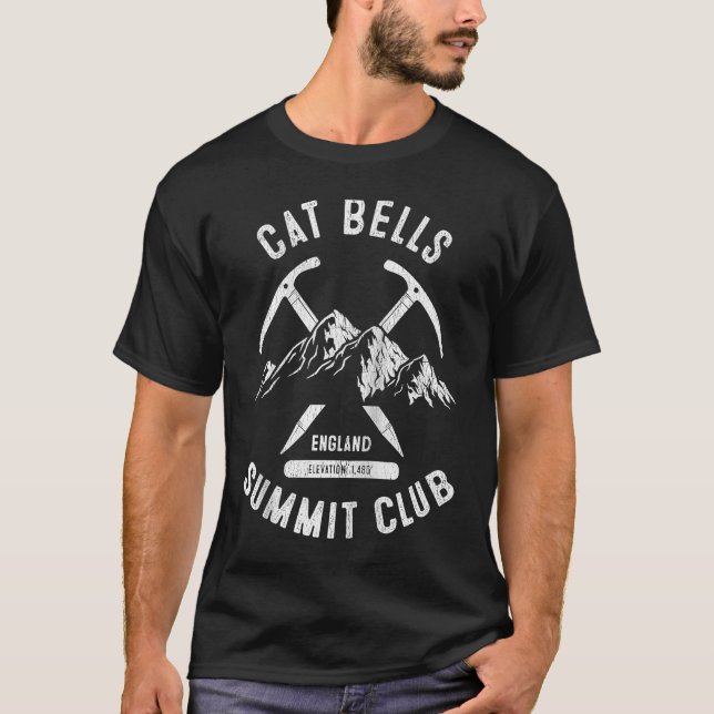 Camiseta Cat Bells Summit Club I Climbed Cat Bells Raglan B (Anverso)