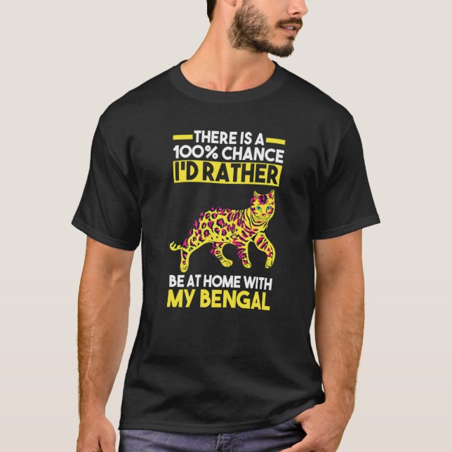 Camiseta Cat Bengal (Anverso)