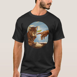 Camiseta Cat Black Lover Skeleton Hand Boop Funny Halloween