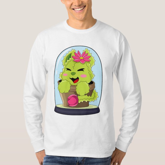 Camiseta Cat Cactus (Anverso)