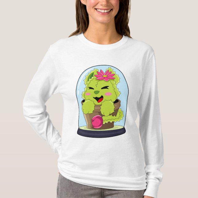 Camiseta Cat Cactus (Anverso)