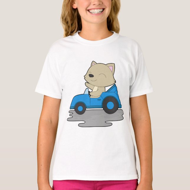 Camiseta Cat Car (Anverso)