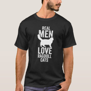 Camiseta Cat Cat Daddy Fur Parent Hombres Reales Aman Ragdo