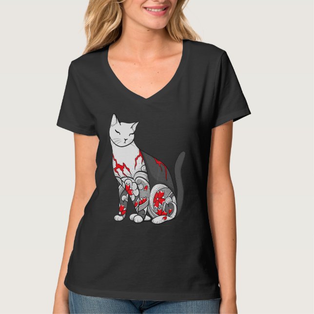 Camiseta Cat Cherry (Anverso)