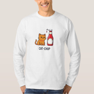 Camiseta Cat-Chup: Bigotes y felicidad de kétchup