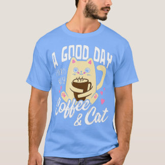 Camiseta Cat Coffee Mug Funny Cat Lover Gift