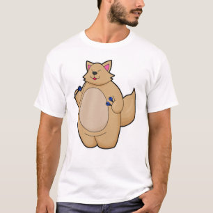 Camiseta Cat como jugador de Dart con dardos