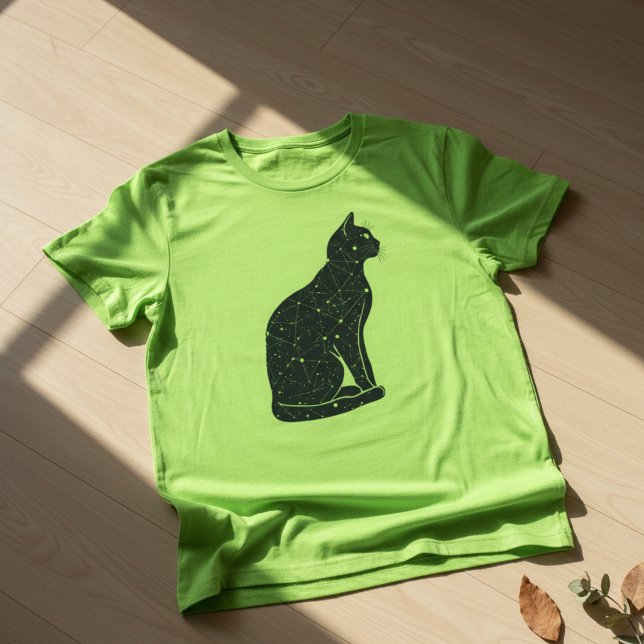 Camiseta Cat Constellation Map Graphic – Celestial Cat (Subido por el creador)