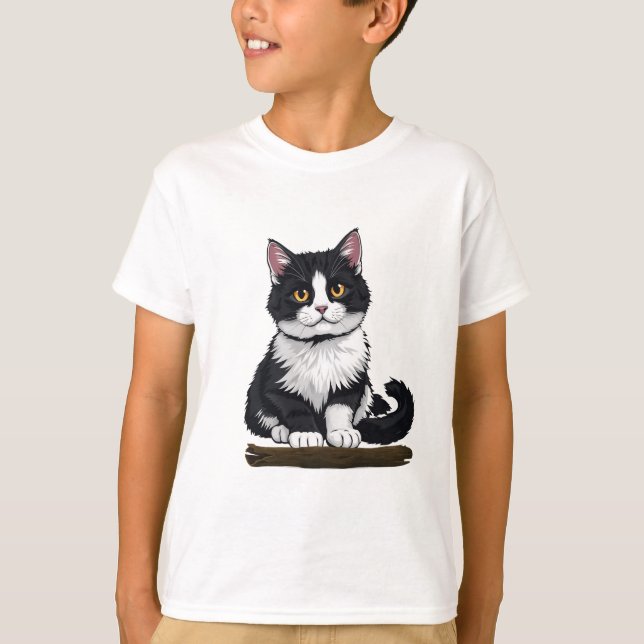 Camiseta Cat cool (Anverso)