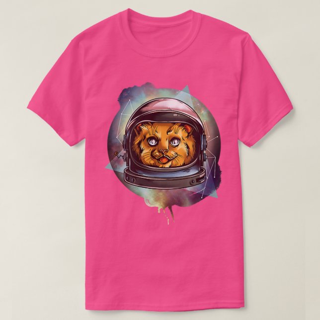 Camiseta Cat - Cosmic Kitten - Kitty - Astronaut - Fun - Gi (Diseño del anverso)