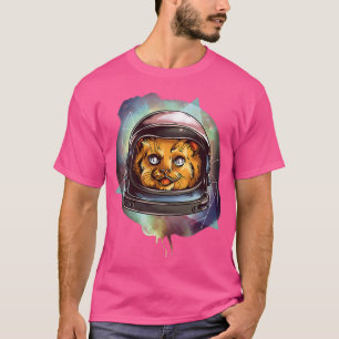 Camiseta Cat - Cosmic Kitten - Kitty - Astronaut - Fun - Gi