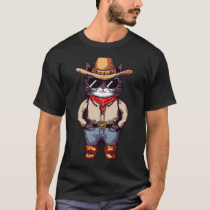 Camiseta Cat Cowboy