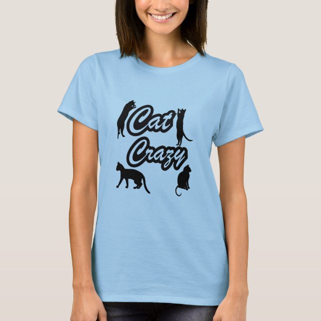 Camiseta Cat Crazy (Anverso)