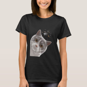 Camiseta Cat Curious British Shorthair 1