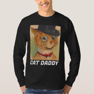 CAMISETA CAT DAD DADDY LOUIS WAIN ART T-SHIRTS TEES
