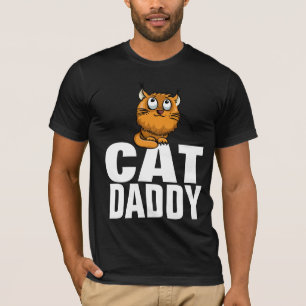 CAMISETA CAT DAD DADDY T-SHIRTS TEES