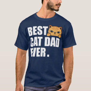 Camiseta CAT DAD Fathers Day Men Kitty Daddy Papa Christma
