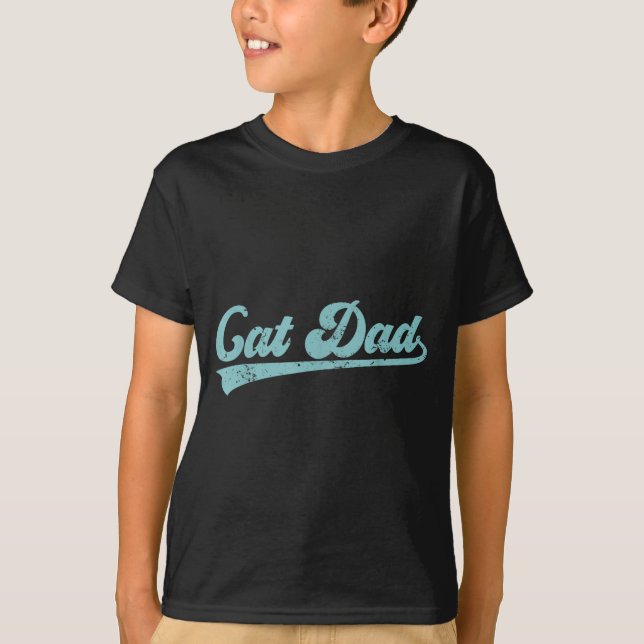 Camiseta Cat Dad Funny Dad Father's Day Funny Papa  (Anverso)