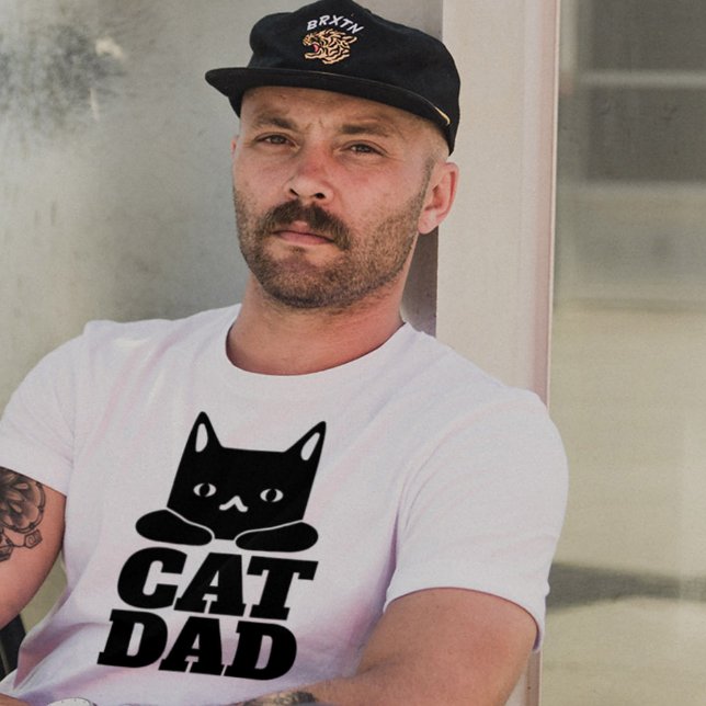 CAMISETA CAT DAD MENS T-SHIRTS (Subido por el creador)