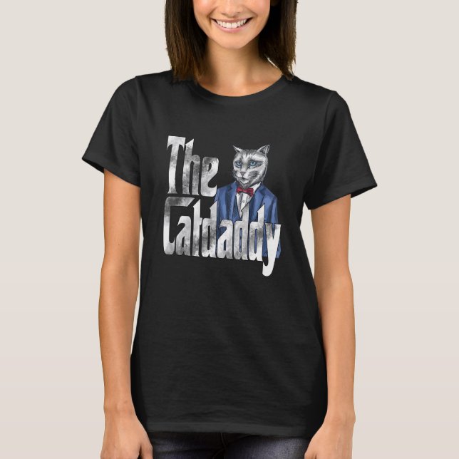 Camiseta Cat Dad The Catfather Crazy Cat Father Kitty Daddy (Anverso)