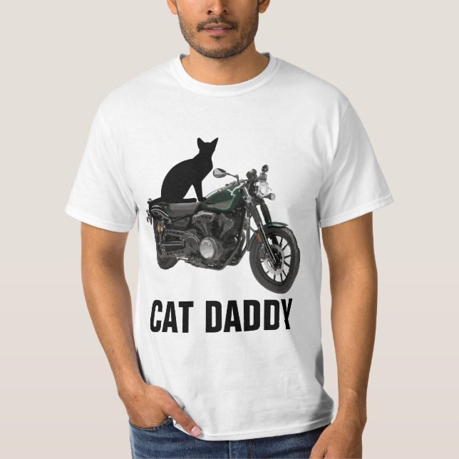 Camiseta CAT DADDY BIKER T-Shirt (Anverso)