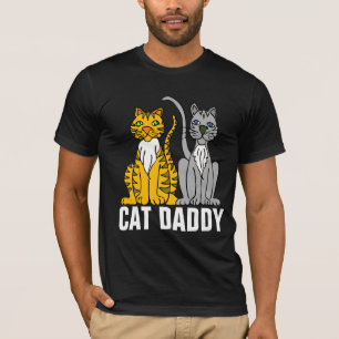 Camiseta CAT DADDY BLACK T-shirts Tees