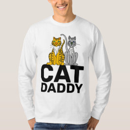 CAMISETA CAT DADDY, CAT DAD, T-SHIRTS GUYS TEES DE LOS HOMB