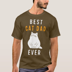 Camiseta Cat Daddy Mens El Mejor Padre Gato De Meow Kitty C