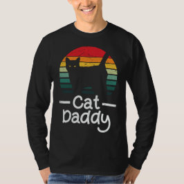Camiseta Cat Daddy Mens Long Sleeve