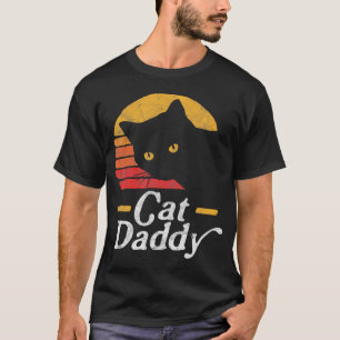 Camiseta Cat Daddy Ochties Estilo Cat Retro Molesto