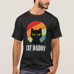 Camiseta Cat Daddy retro puesta de sol ochenta estilo angus