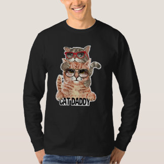 Camiseta Cat Daddy Sunancea Al Mejor Papá Gato Hasta Gatito