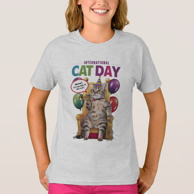 CAMISETA CAT DAY SPATIAL (Anverso)