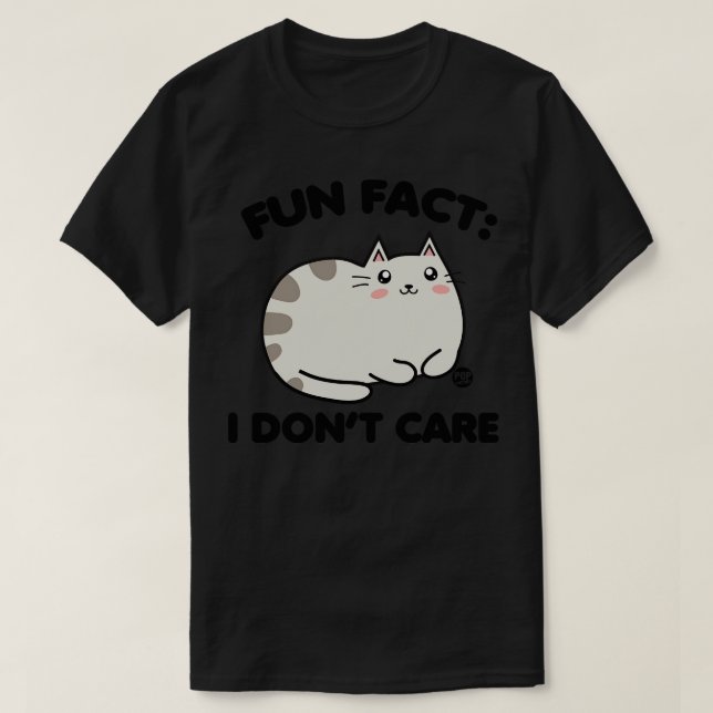 CAMISETA CAT DE DONT CARE (Diseño del anverso)