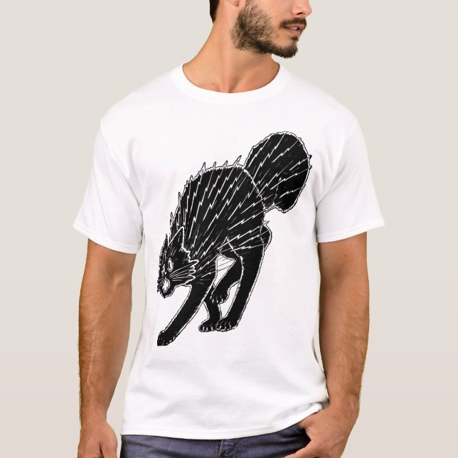 Camiseta Cat de Halloween de los años 20 (Anverso)