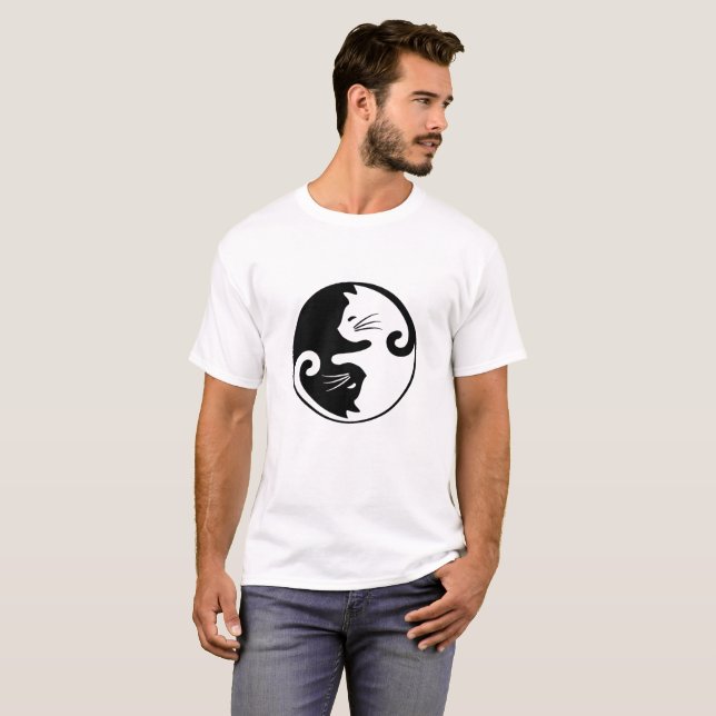 CAMISETA CAT DE YIN YANG (Anverso completo)