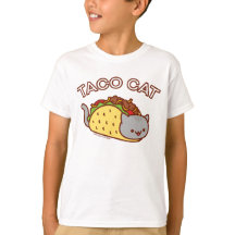 Camiseta Cat del niño - "TACO CAT"