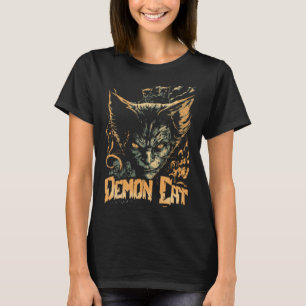 Camiseta Cat Demon Cat Evil Sinister Kitty