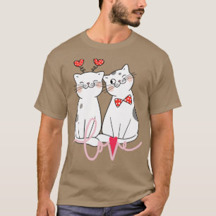 CAMISETA CAT DÍA DE SAN VALENTÍN ME ENCANTA MI KITTY