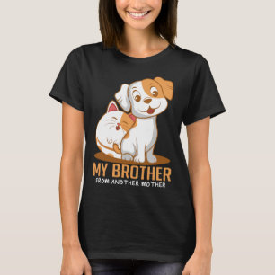 Camiseta Cat Dog Brother Animal