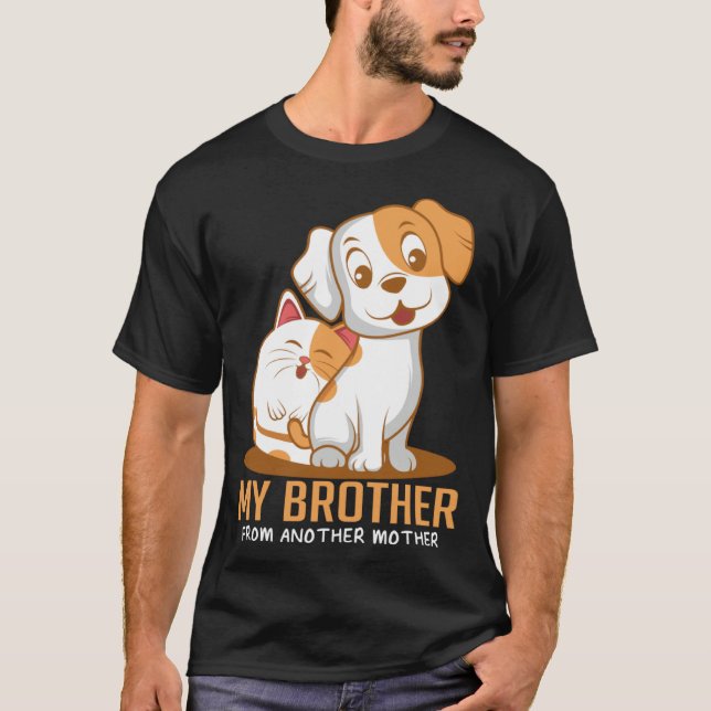 Camiseta Cat Dog Brother  Animal (Anverso)